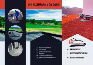 a brochure of a construction site